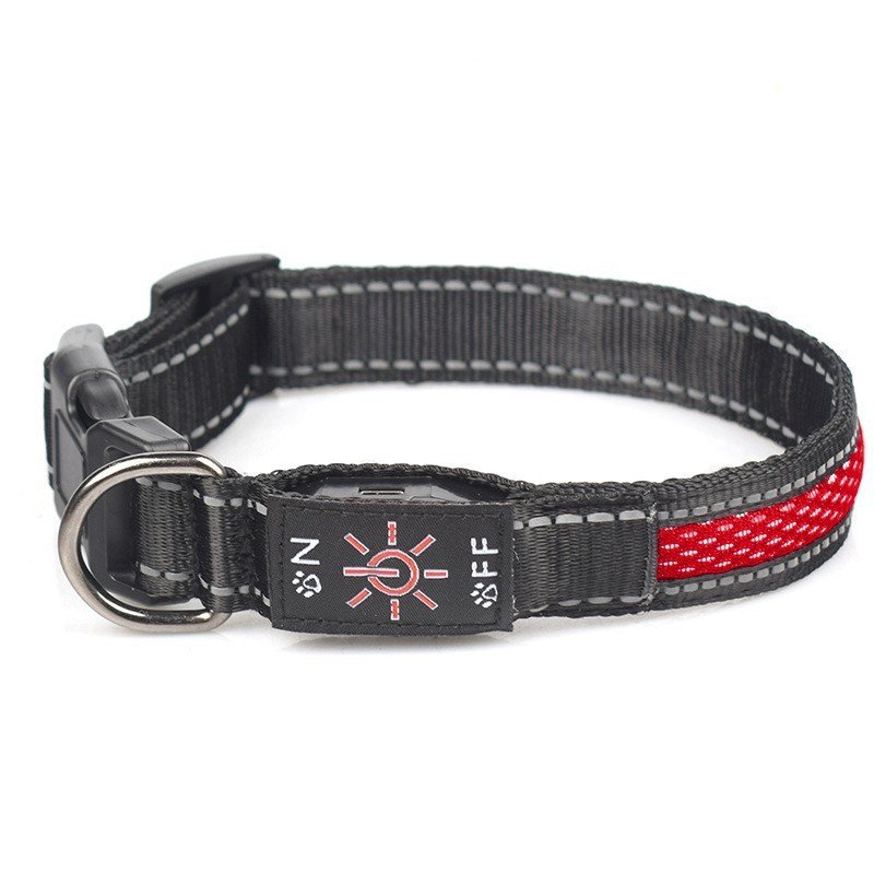 Collar LED de Malla para Perros — Carga USB-C - Imagen 2
