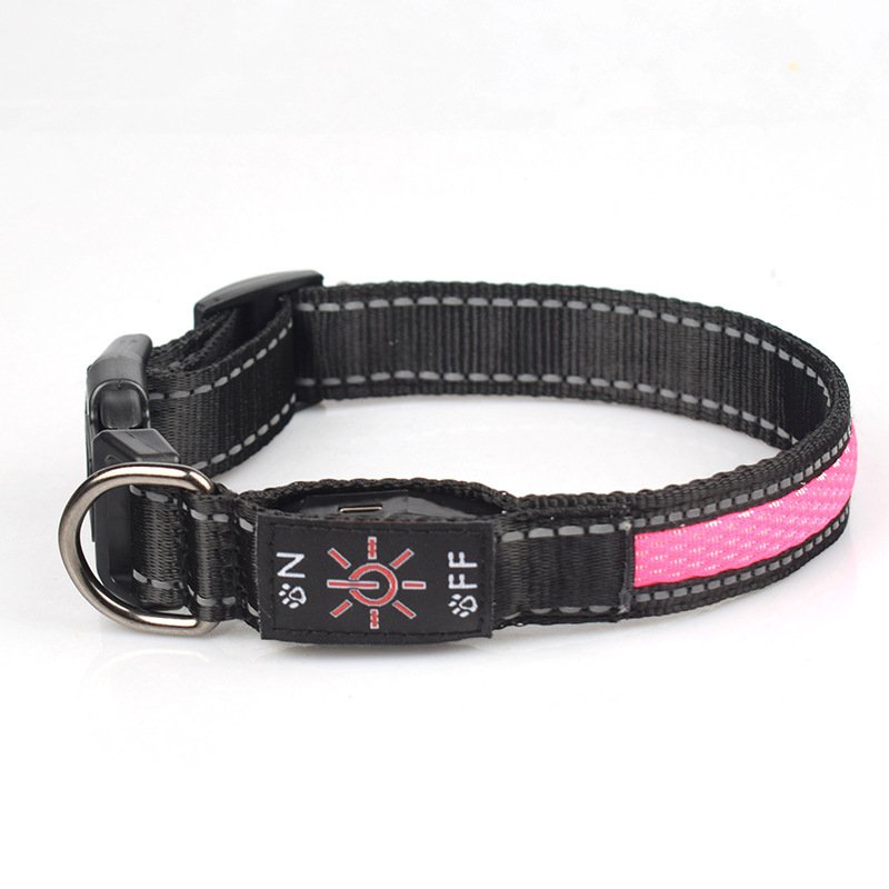 Collar LED de Malla para Perros — Carga USB-C - Imagen 4