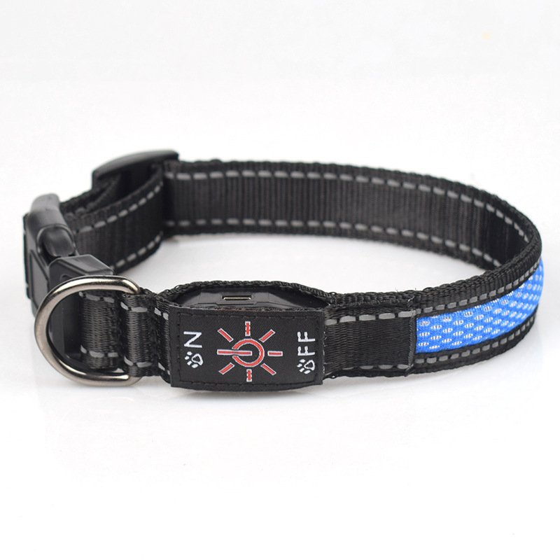 Collar LED de Malla para Perros — Carga USB-C - Imagen 6